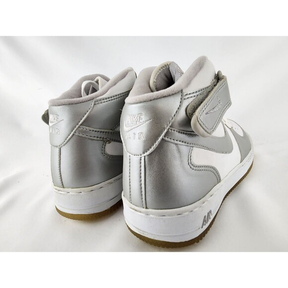 Vintage Nike 2001 Air Force 1 Mid B 624039-102 Size 11.5  Sneaker Shoe One White main image 15